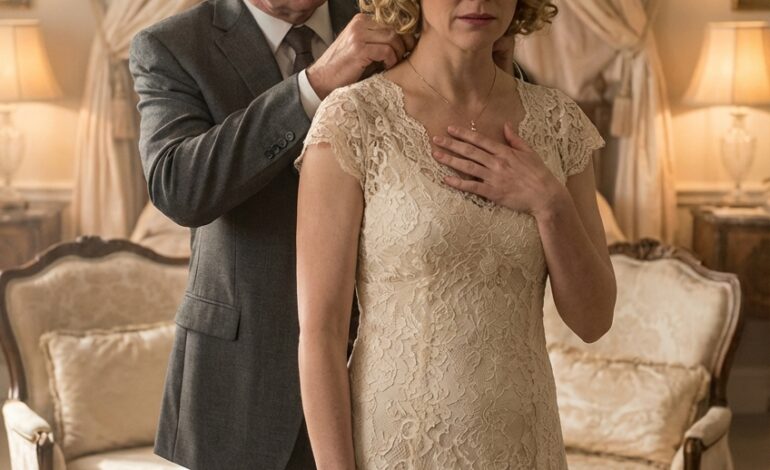 I was standing in front of the bathroom mirror in my $20,000 silk gown, feeling a “Total Breach” of joy, when the old man who mops the floors whispered the six words that liquidated my marriage before it even began: “Don’t drink from the blue glass.”