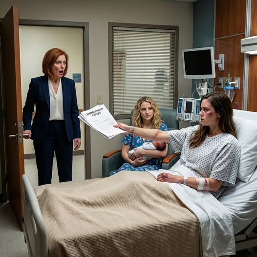 After my car accident, I called my mom, begging her to watch my 7-week-old baby. She laughed softly and said, “Your sister never needs help like this. Figure it out.” While she sipped champagne on a spa cruise, I lay in a hospital bed, signing papers, hiring a stranger to raise my child—and planning the move that would finally shut my mother up forever.