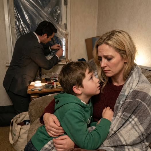 “Our window won’t close, and the cold wind keeps my mom awake every night,” the boy whispered at a neighbor’s door—he didn’t know the man listening would expose a neglectful landlord and change their lives.