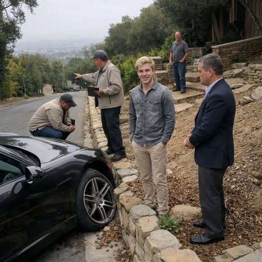 My neighbor kept driving through my garden and destroying months of work. I complained. His father told me to “fix it again.” So I rebuilt it quietly. When his car crossed the edge one more time, he laughed — until the inspectors arrived and his father suddenly stepped down