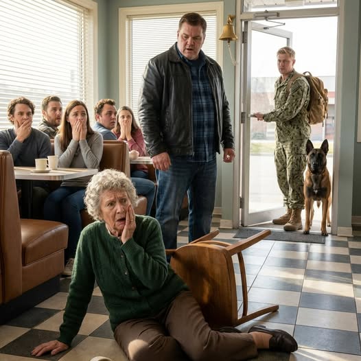 He m0cked and hara:.ssed a seventy-eight-year-old widow in a quiet coffee shop, believing she was powerless and alone. What he didn’t know was that her son was a Navy SEAL—and his disrespect was about to carry consequences he never imagined.
