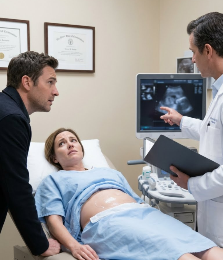 The doctor stared at my wife’s ultrasound, his hands shaking. Then he turned to me and said, “You need to leave, sir.”