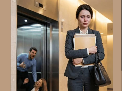 I’d barely finalized my divorce when the elevator doors opened on my floor—and there he was, another woman perched on his lap. She looked at me, laughed, and sneered, “Is she your maid?” He went rigid, let her slip to the floor, and began stuttering uncontrollably. That was the moment I knew my revenge would be far sweeter than I’d ever imagined.