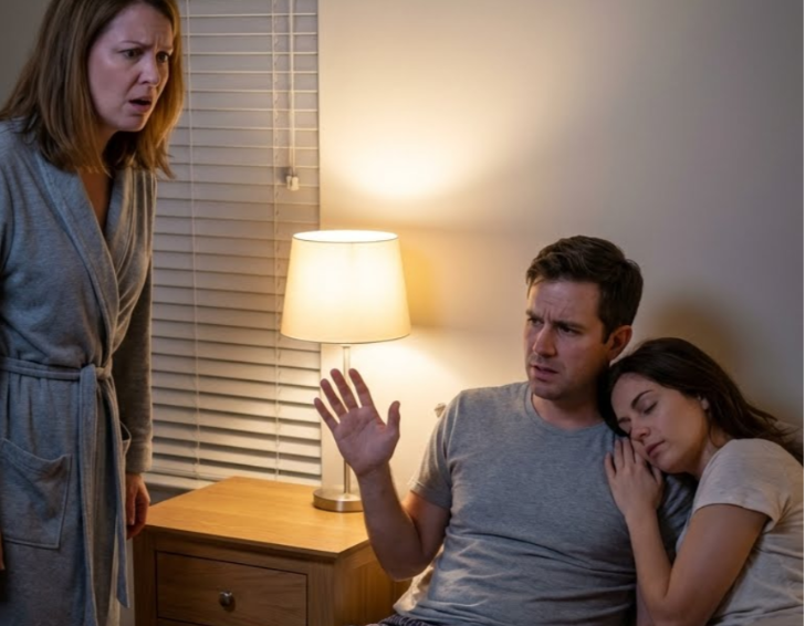 My husband’s best friend kept “sleepwalking” into our bed—and cuddling him.