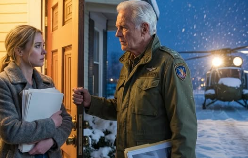 On a snow-filled night in upstate New York, I abandoned my résumé at a 24/7 diner. A private call followed—“Does this belong to you?” Then a helicopter landed outside my motel like a warning. A man I had never met approached, showed me a photo of my mother, and said, “I’m your grandfather. Tonight, we reclaim everything they took from you.”