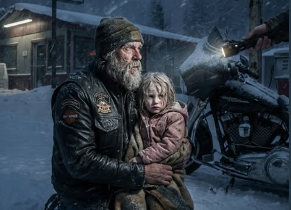 On a Cold Christmas Night, a Lost Little Girl Prayed for Help… Until a Hell’s Angel Found Her, Changing Her Life Forever as She Called Out to God in Desperate Prayer.