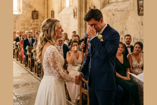 Everyone laughed when I married a homeless man—until he grabbed the microphone and told a truth no one was prepared to hear.