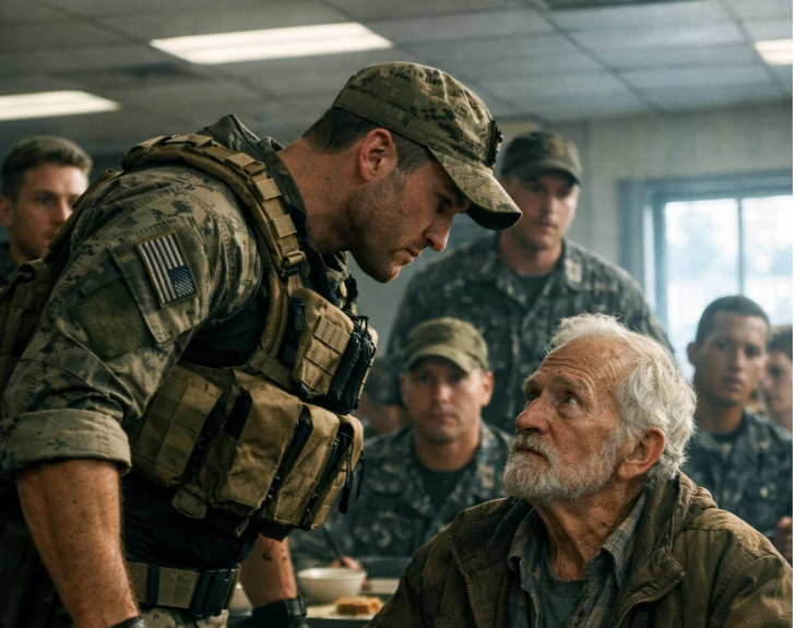 A Young SEAL Mocked an Elderly Stranger in the Mess Hall—Only to Discover He Had Just Challenged the Man Who Built the Very Legacy He Worshiped