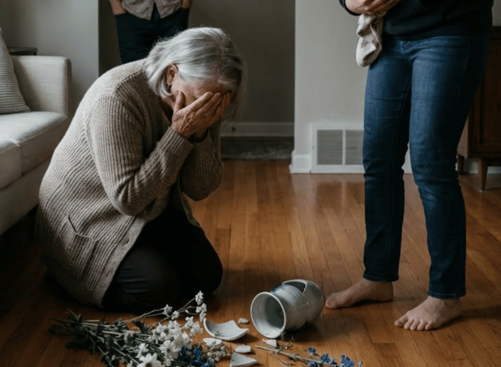 My son and his wife had lived in my house for eight years. When their baby was born, my daughter-in-law shoved my wife away and yelled, “Don’t touch him—you’re unclean!” My heart dropped. I called my son and said just three words—words that left them completely speechless. She never saw it coming.