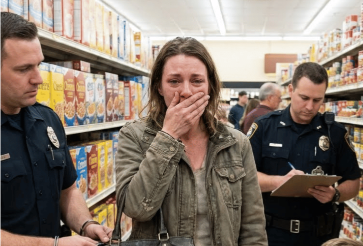 At the supermarket checkout, police officers suddenly closed in on me and demanded to see inside my bag.