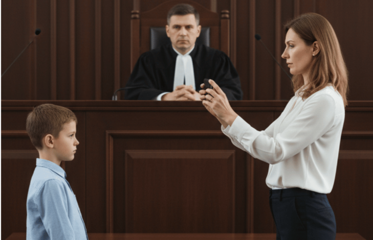 In court, my ex claimed our son had “chosen him.” When the judge asked my son to speak, he calmly opened his phone and asked if he could play a recording. The judge’s face changed instantly.