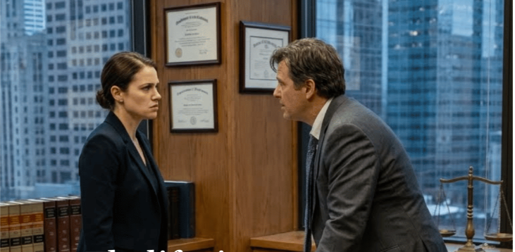 My husband’s voice was icy on the phone. “I want a divorce. From now on, speak only to my lawyer.” I didn’t protest. I didn’t plead. I went straight to the law office. “Yes, I’m his wife,” I said calmly. The lawyer’s face drained of color. His hands started to tremble. “Is there a problem?” I asked gently. He swallowed hard—and in that moment, I knew the truth. A secret he’d been protecting was about to be ripped wide open.