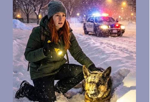 Traffic came to a halt on a frozen Detroit highway when a trembling puppy refused to move—and what he led Officer Rowan Hale to discover changed everything.