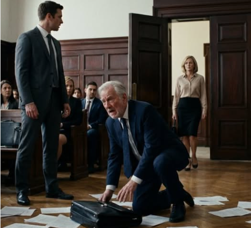 My Stepson Took Me to Court to Steal His Father’s Empire — He Called Me an “Uneducated Housewife” and Hired the City’s Most Feared Lawyer, But the Moment I Walked In, That Lawyer Went Pale, Dropped His Briefcase, and Bowed… Because My Stepson Had No Idea Who I Really Was