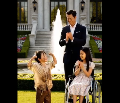 The Billionaire’s Daughter in a Wheelchair Was Silent for Months—Then a Homeless Boy Appeared in the Garden and Changed Everything
