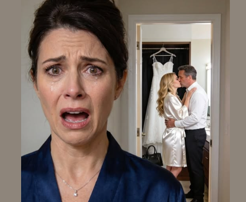 Just hours before my son’s wedding, I walked in on my husband and his fiancée in a passionate affair. I planned to confront them, but my son revealed evidence that blew everything open—what happened at the altar destroyed reputations, ended a marriage, and exposed decades of lies.