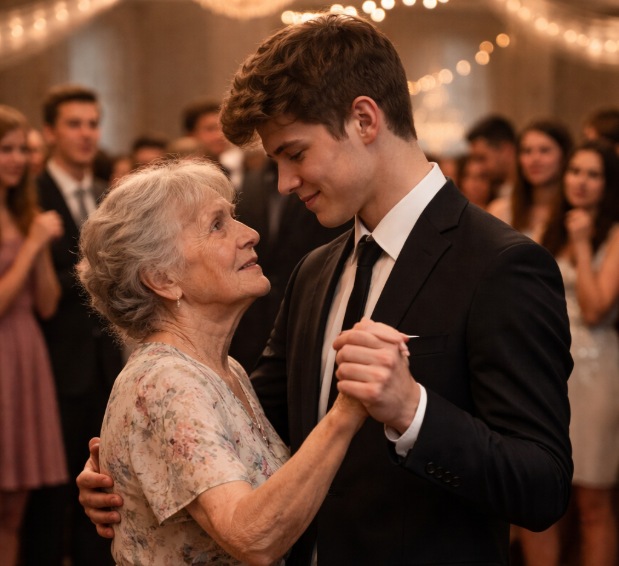 I Invited My Grandma, a School Janitor, to Prom—When They Mocked Us, I Took the Mic and Broke the Silence