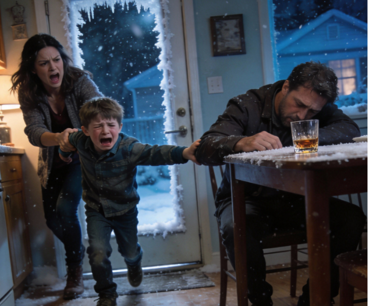 I Stayed Silent While My Fiancée Locked My Three-Year-Old Son Outside in a Blizzard — What I Found in the Snow the Next Morning Changed Me Forever