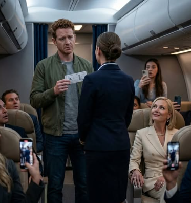 She Took His First-Class Seat — Then Froze When He Quietly Said, “I Own This Airline”