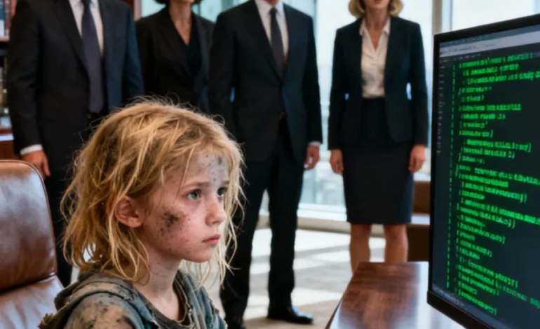 The CEO froze when he caught the maid’s 10-year-old daughter solving a billion-dollar crisis in seconds. What happened next shook the entire company…