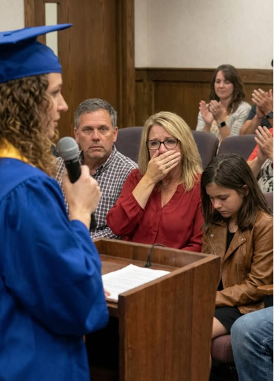 “Get Out. I Don’t Need a Daughter Who Brings Shame Into This House,” My Father Said as He Shut the Door on Me at Fifteen — Years Later, the Truth Came Out on a Graduation Stage He Never Expected Me to Stand On