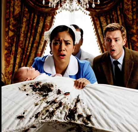 The millionaire’s newborn screamed every single night. Doctors found nothing wrong. Three professional nannies quit in less than two weeks. But when a poor maid lifted the corner of that luxury mattress, she uncovered a nightmare crawling beneath it…