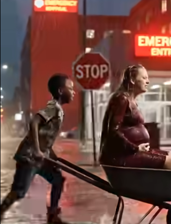Homeless Black Boy Saves Stranded Pregnant Woman, Not Knowing She Is The Wife Of A Billionaire