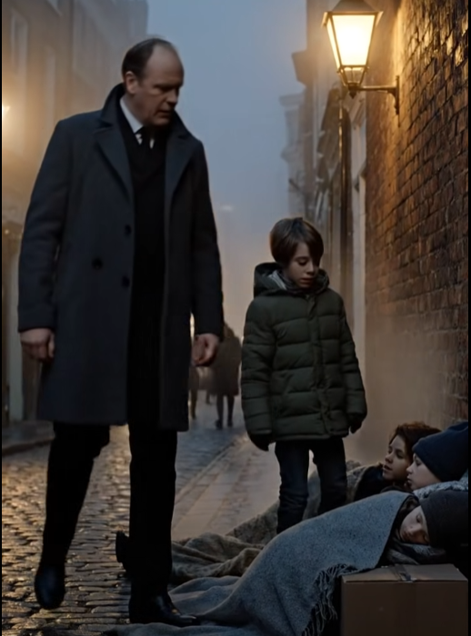 “Dad, Those Kids Sleeping in the Trash Look Just Like Me” – A 5-Year-Old Pointed at Two Homeless Kids… Then His Father Realized the SH0CKING Truth