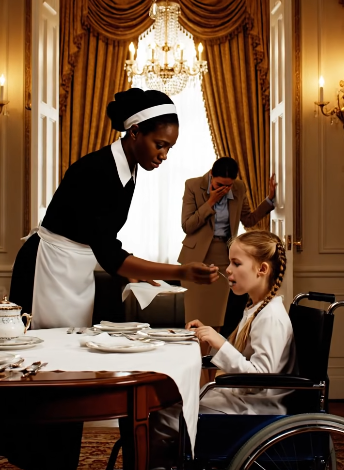 Billionaire Mother Sees Black Waitress Feeding Her Paralyzed Daughter – and CHANGES HER LIFE Forever!