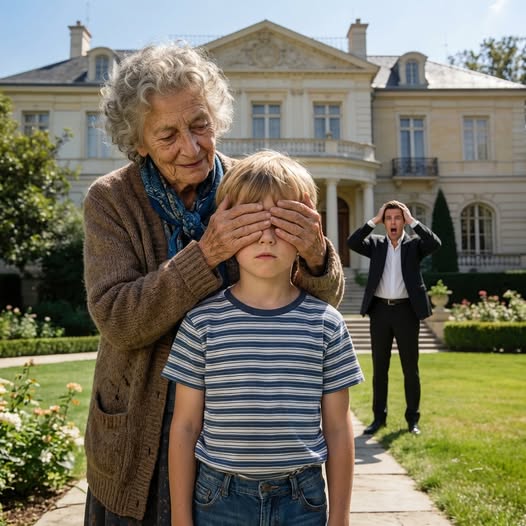 The millionaire’s son was blind, until an old woman rubbed his eyes and something impossible happened…