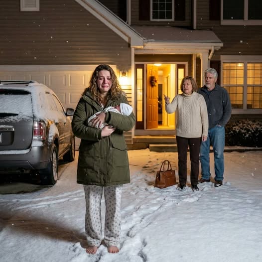 “Get out—and take your bastards with you!” my mother-in-law shrieked as my husband shoved me and my ten-day-old twins into the freezing night. They thought I was a helpless designer they could discard. What they didn’t know? I was the eight-billion-dollar CEO who owned the house, the cars, and the company my husband worked for. Standing in the cold, I made one call—not for rescue, but to release the truth that would make them beg for the poverty they’d forced on me.