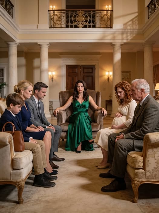 When my husband’s mistress got pregnant, my entire in-laws’ family told me to leave the house. I simply smiled and said one sentence— and the faces of all six of them fell. They apologized, but it was already too late…