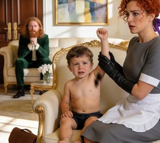 Every morning, the billionaire’s baby grew weaker, until the maid found something under his arm.