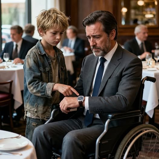 “Sir… My Father Had a Watch Exactly Like Yours” – A Rich Businessman Tried to Have a Homeless Boy Removed From a Five-Star Restaurant until He Said One Sentence That Changed Everything