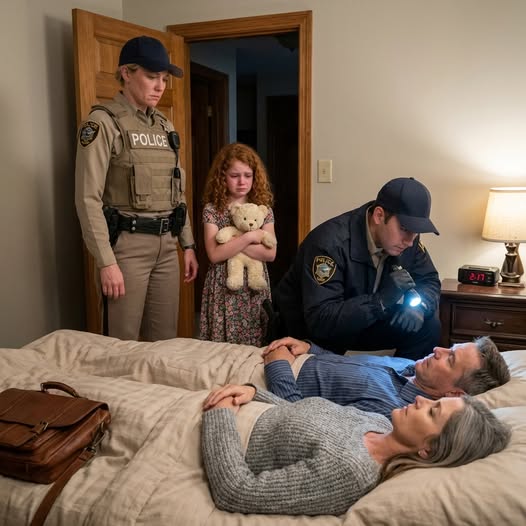 In the Middle of the Night, a Little Girl Called the Police Because Her Parents Wouldn’t Wake Up — What Officers Discovered Changed an Entire Town