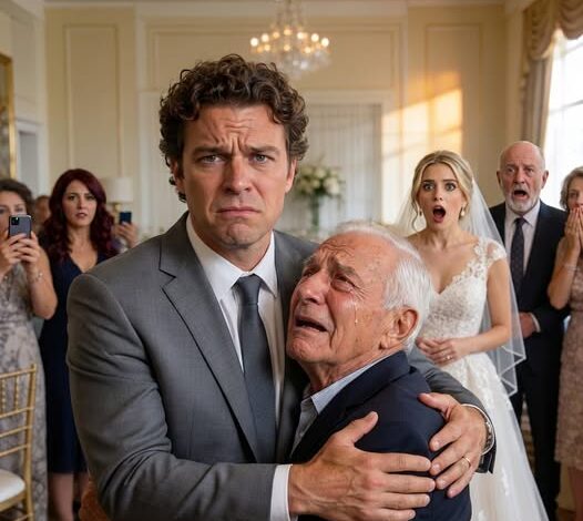 On my wedding day, my in-laws m0cked my dad in front of 500 people. they said, “that’s not a father — that’s trash.” my fiancée laughed. I stood up and called off the wedding. my dad looked at me and said, “son… I’m a billionaire.” my entire life changed forever