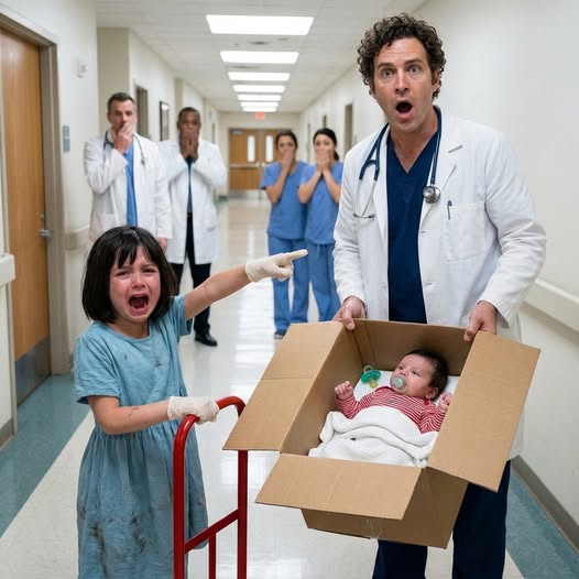 A Doctor Thought It Was Just a Box… Until a Little Girl Said, ‘Mom Was Going to Throw Him Away’ — The ER Went Dead Silent