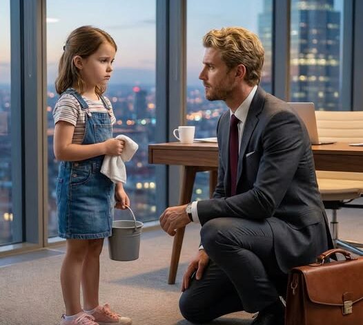 A 5-YEAR-OLD JANITOR WALKED INTO YOUR CEO OFFICE… AND ONE SPILLED GLASS EXPOSED A CORPORATE MONSTER