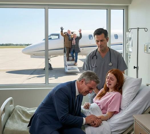 “My family abandoned me in the ER because they didn’t want to pay the bill. As I flatlined for the third time, they left to ‘grab a steak.’ Suddenly, a fleet of helicopters shook the hospital, and my billionaire husband—the man they thought was a ‘nobody’—stormed in with the world’s best surgeons. Their meal was about to become very expensive.”