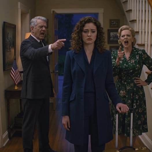 My parents slid a “family emergency” folder across the dinner table and said, “Just approve it,” then tossed my suitcase onto the porch and shut the deadbolt—so I walked into a private bank with my grandfather’s scuffed silver card, and the manager went white at what his screen said.