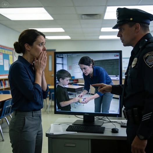 My 9-year-old son collapsed at school after being drugged. I thought my husband would help — instead, he said, “You’re the mother, handle it.” But the security footage revealed who really walked into that classroom.