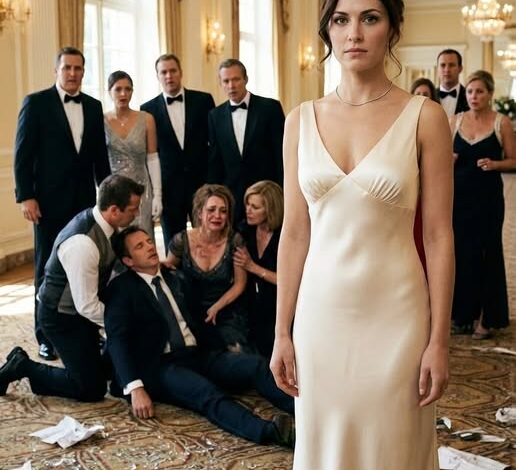 I never told my husband that I secretly bought the company he works for. To him, I was just his “embarrassing, uneducated” wife. At the annual gala, he first introduced me to the CEO as his “nanny” to save face. But an hour later, his sister deliberately poured red wine on my white dress and pointed to the floor, snapping, “Since you’re the help, clean that up.”