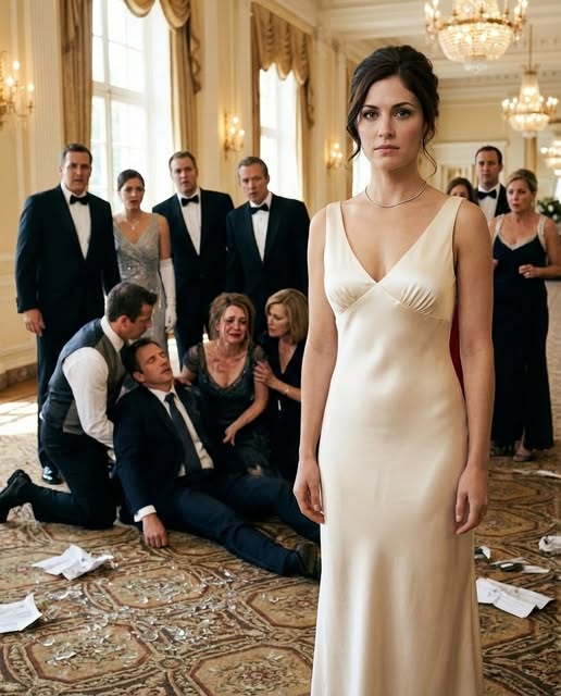 I never told my husband that I secretly bought the company he works for. To him, I was just his “embarrassing, uneducated” wife. At the annual gala, he first introduced me to the CEO as his “nanny” to save face. But an hour later, his sister deliberately poured red wine on my white dress and pointed to the floor, snapping, “Since you’re the help, clean that up.”