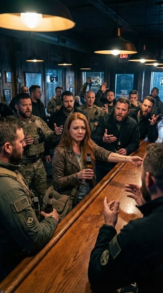 They Laughed at the Coordinates on Her Arm in a Special Forces Bar — Until She Finished the Numbers and Every Man Froze