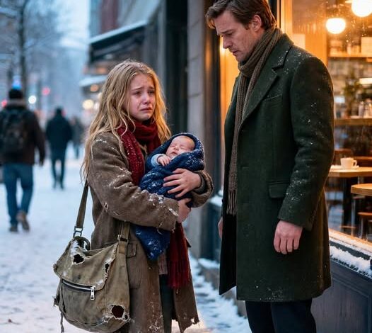 A homeless girl begged a millionaire: “Please, I’ll repay you when I grow up — just one box of milk for my hungry baby brother.” What the man said next left everyone speechless…