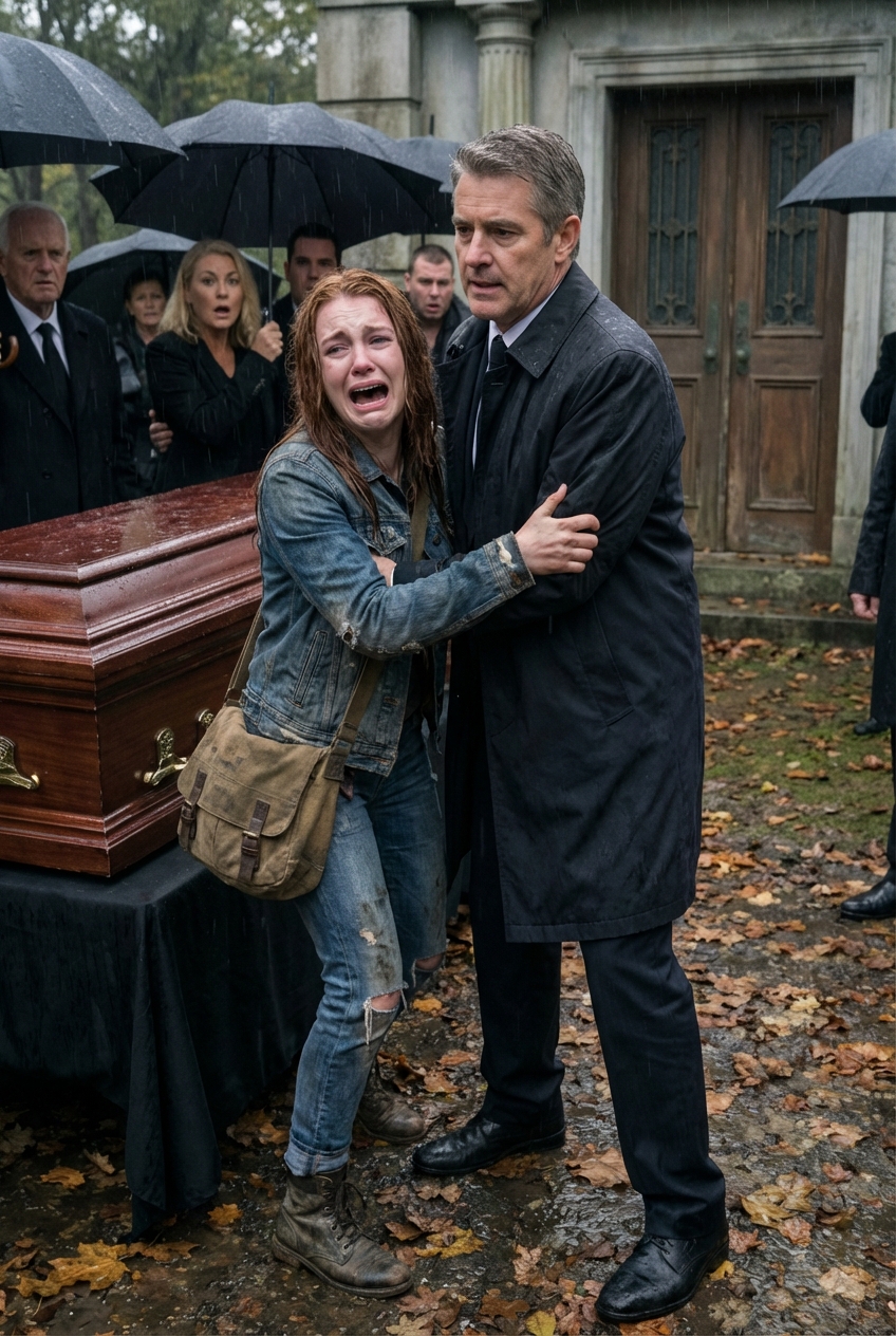 “You Can’t Bury Her — She’s Still Alive,” a Little Girl Cried at My Wife’s Funeral, and in That Moment, Everything I Knew Began to Fall Apart.