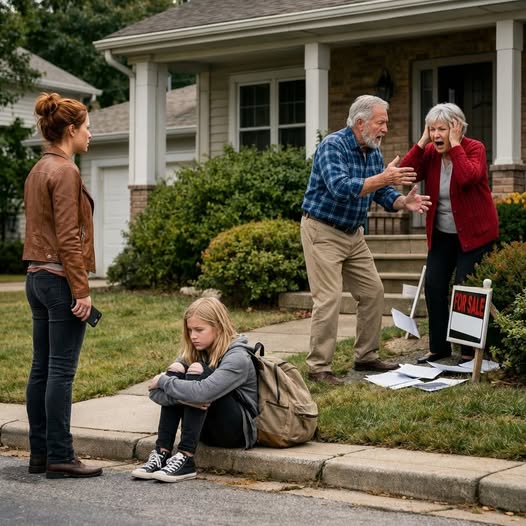 My Brother Put My 14-Year-Old Daughter Outside the House… Then I Made One Decision That Terrified…While I was away on a trip my brother made my 14-year-old daughter leave my parents’ house and she ended up waiting alone on the sidewalk. WWhen I called them in shock my mom calmly said “You and your daughter simply don’t belong here anymore” that moment I quietly stopped covering her loan payments and household bills now they’re panicking because the bank has started foreclosure proceedings on their home… And soon they may have nowhere to live     Part 1 My phone rang at 2:14 a.m., and I answered on the first buzz because something in me already knew.  Three states away, half-dressed for an early client meeting, I sat up in a hotel bed and said, “Maya?”  My daughter didn’t speak at first. I heard wind, a thin shiver of sound like the world was too open around her. Then my screen filled with a photo she’d sent: her backpack on cold concrete, the streetlight casting a hard circle of yellow, and behind it—my parents’ house, all dark windows and closed curtains.  She was outside.  arrow_forward_iosWatch More Pause   00:00 00:11 04:45 Mute  My fourteen-year-old was outside at 2:14 a.m.  “Maya, where are you?” I asked, like my eyes weren’t already screaming the answer.  “On the sidewalk,” she said, voice too steady. That steadiness broke my heart more than crying would’ve. “Uncle Brian told me to leave.”  I swung my legs out of bed so fast my ankle caught the suitcase and the pain didn’t even register. “Put me on video,” I said. “Right now.”  The call switched. The camera was shaky at first—gloved hands, the strap of her backpack, then her face, pale under a streetlight. She’d pulled her hoodie tight, hair tucked into it like she was trying to become smaller.  Her eyes looked dry.  “Mama,” she said, as if she was the one comforting me.  My throat tightened so hard it hurt. “Where are Grandma and Grandpa?”  “In the house,” she said. “They said it’s not their problem.”  I felt something go quiet in my chest. Not numb. Steel.  “Hand me to them,” I said.  Maya turned the camera toward the front steps and walked closer. Each step sounded too loud in the empty night. When she knocked, the door cracked open a few inches. Warm light spilled out, and my mother’s face appeared—my mother, Sharon Caldwell, hair perfectly brushed even at two in the morning, expression composed like she was answering a neighbor’s question about garbage pickup.  She didn’t look past Maya to the sidewalk. She didn’t ask if Maya was cold.  “Marissa,” she said into the phone, tone brisk. “What is it?”  “What is it?” I repeated, my voice shaking now. “My daughter is outside in the middle of the night. Why is my daughter outside?”  My mother exhaled like I’d asked her to do math. “Brian said she was being disrespectful. She was taking up space. He’s got work in the morning. We can’t have drama in the house.”  “She’s fourteen,” I said. “It’s two fourteen in the morning.”  My mother’s face stayed calm. “You and your daughter simply don’t belong here anymore,” she said, like she was discussing the weather.  I stared at her through the screen. I wanted to scream. I wanted to threaten. I wanted to reach through the phone and shake the woman who raised me.  Instead, I heard myself ask one question, quiet and deadly.  “Are you refusing to let her in?”  My mother didn’t hesitate. “Yes.”  Behind her, I heard another voice—Brian’s, my older brother’s, muffled but clear enough.  “Tell her to stop babying the kid,” he said. “Maybe now she’ll get the message.”  I watched my daughter’s face in the corner of the screen. She didn’t flinch. She just swallowed, hard, like she was forcing herself not to cry on camera.  That was the moment I made the decision that terrified them, even though they didn’t know it yet.  Not revenge. Not rage.  Consequences.  “Maya,” I said, turning my voice gentle because she deserved softness even if no one else did, “stay on video with me. Don’t move. If anyone approaches you, you tell me immediately.”  She nodded.  Then I did not argue with my mother.       I booked the earliest flight home with shaking hands and a clarity that felt like ice water. I called a neighbor from my contacts—Mrs. Delaney, the woman who’d watered my plants when I’d been hospitalized once, the woman my family called “nosey” because she asked questions.  She answered on the second ring, sleepy and startled.  “Marissa?” she whispered.  “My daughter is locked out of my parents’ house,” I said. “She’s on the sidewalk. Can you go get her right now?”  There was a pause, then a sharp inhale. “I’m going,” Mrs. Delaney said. “Stay on the phone.”  For the next forty-seven minutes, I watched Maya through grainy video. I watched her shift her weight from foot to foot, arms wrapped around herself. I watched her pretend she wasn’t scared. I watched the empty street, every passing car a threat.  “Maya,” I said softly, “talk to me. Anything.”  She gave me the smallest smile. “You’re going to be mad,” she said.  “I’m not mad,” I told her, and it was the truth that surprised even me. “I’m clear.”  At 3:02 a.m., headlights swept over Maya’s face. Mrs. Delaney’s car rolled to the curb, and she climbed out in a bathrobe and winter boots like she’d walked into an emergency without hesitation. She wrapped Maya in a blanket, then marched to my parents’ front door and banged on it.  I couldn’t hear what Mrs. Delaney said, but I saw my mother open the door wider. I saw my mother’s mouth move, stiff and defensive. I saw Mrs. Delaney step closer, eyes blazing, and point at Maya like she was a witness.  Then the door opened fully, and Maya stepped inside, still wrapped in Mrs. Delaney’s blanket.  My daughter didn’t look back at the street.  I cried silently in a hotel room while my child walked into the house where she’d just been thrown out.  By 5:30 a.m., I was in an airport security line with my laptop bag, jaw clenched, eyes burning, my entire body running on adrenaline and one steady thought:  If this is how they treat my child, I am done protecting them from consequences.  I landed before sunrise.  Maya was on my couch when I walked into my apartment, wrapped in one of our blankets, pretending to sleep so she wouldn’t cry again. She looked smaller than she should have in the dim morning light, like someone had stolen a piece of her and she hadn’t figured out how to ask for it back.  I sat beside her and didn’t touch her right away. Some silences don’t need words. They need presence.  My phone buzzed on the coffee table.  A family group chat message.  My mother: Did you send the usual payment yet? The mortgage pulls today.  I stared at the words until the world narrowed down to one simple fact I’d avoided naming for years.  For years, I had quietly held up their entire life.  And they had just put my child on the street anyway.     Part 2 I didn’t become the family’s safety net overnight. It happened the way most exploitation happens—slowly, politely, wrapped in phrases like just this once and you’re the responsible one.  After I divorced Maya’s father, my family treated me like I’d failed at the most important job: staying married. My mother didn’t say it directly. She didn’t have to. It lived in her sighs, her sideways looks, the way she told people, “Marissa’s doing her best,” like I was a charity project.  Brian, my brother, loved my divorce in the way some people love other people’s mistakes. It made him feel taller. He’d always been taller anyway—five years older, louder, more confident, the kind of man who could mess up spectacularly and still be forgiven because he was “trying.”  I was the one who paid bills on time. The one who didn’t forget birthdays. The one who knew the difference between a want and a need.  So when my father had a “temporary gap” in his retirement plan because he’d pulled money to help Brian with a business idea, my mother called me.  “Just for a few months,” she said. “You know your father’s pride.”  Pride. That was always the word used to justify my silence.  I sent the first transfer with a tight chest and a promise to myself that it wouldn’t become permanent.  Then my mother called again when the utility bill spiked. Then again when the property taxes came due. Then again when Brian’s truck was repossessed because he’d missed payments and needed “a bridge” to keep working.  And I paid, because I told myself it was protecting stability for Maya too. I told myself family meant safety. I told myself it was temporary.  Temporary became automatic.  At some point, my bank app started showing them like subscriptions: mortgage assistance, utilities, “misc household.” A few hundred here, a thousand there. I didn’t keep a neat spreadsheet the way I did at work—my job was operations management for a regional healthcare company, which meant I lived inside budgets and invoices all day—but I tracked enough to know the truth: I was covering more than I could comfortably afford.  I didn’t drive a new car. I didn’t buy designer bags. I took Maya thrift shopping sometimes and made it a game, not because we were desperate but because I refused to teach her that consumption equals worth.  Meanwhile, my mother bought new patio furniture and told everyone it was “a great deal.” My father kept up his country club membership “for networking.” Brian drifted in and out of jobs, always blaming someone else, always landing back at my parents’ house like gravity.  Maya knew pieces of it. Kids always do. She noticed my jaw tighten when my phone rang late at night. She noticed me scrolling bank statements with my mouth pressed into a line.  She also noticed how my family treated her.  They loved her in theory—loved the idea of being grandparents, loved posting pictures when she was small—but when Maya became a real person with opinions, they got uncomfortable.  She was sharp-tongued, like me. Soft-hearted, like her father when he wasn’t being selfish. She asked questions my family didn’t like.  “Why does Uncle Brian live here if he’s grown?” she asked once, when she was twelve.  My mother laughed too loudly. “Because family helps family.”  “But you don’t help Mom,” Maya said, not accusing, just stating. “Mom helps you.”  My mother’s smile froze. “That’s not how we talk,” she snapped.  After that, Maya stopped asking in front of them. She saved her questions for me, in the car on the way home, voice low.  “Do they even like us?” she asked once.  “They love us,” I said automatically, because that’s what you say when you want a child to feel safe.  Maya looked out the window and said, “Love shouldn’t feel like you’re annoying.”  I didn’t have an answer then. I do now.  The week of my work trip, I hesitated about leaving Maya with my parents. I had a conference I couldn’t cancel—new contract negotiations, my team depending on me, the kind of thing that keeps you employed and keeps your kid’s life stable. Maya’s school was in session, and my usual backup, Mrs. Delaney, was out of town visiting her sister.  “Just stay with Grandma and Grandpa,” my mother said on the phone. “Stop being dramatic. We raised you. We can handle one teenage girl.”  Maya rolled her eyes when I told her. “They don’t handle me. They tolerate me.”  “It’s three nights,” I said. “You’ll be okay.”  I believed it because I needed to. Because the alternative—that my own family might not keep my child safe—was too ugly to hold in my mind.  The first night, Maya texted me that Brian had moved his things into the guest room and she was sleeping on a pull-out couch.  The second night, she texted that Brian had complained she was “too loud” because she was typing homework.  The third night, at 2:14 a.m., my daughter was on the sidewalk.  After I got home and saw that group chat message about the mortgage, the picture finally shifted into focus.  They didn’t see me as family.  They saw me as a payment plan.  And the moment my child became inconvenient, they didn’t hesitate to throw her out.  That wasn’t a misunderstanding.  That was a decision.  So I made one too.     Part 3 I didn’t call them first.  I called my bank.  I sat at my kitchen table while Maya slept on the couch, still wrapped in our blanket, and I logged into every account I had. I found every automatic transfer. Every scheduled payment. Every “recurring assistance” I’d set up during moments of guilt and exhaustion.  Cancel.  Cancel.  Cancel.  Then I moved my money. Not in a dramatic, slam-the-door way. In a careful, methodical way. New account, new routing, new barriers between my income and their entitlement.  My phone buzzed while I worked.  My mother: Did you send it? Mortgage pulls today.  I typed one sentence and hit send before I could second-guess myself.  I’m not paying anything for you anymore.  No explanation. No apology. I didn’t owe either.  The call came within minutes.  Brian.  I let it ring.  My mother.  Ring.  My father, who almost never called me directly.  Ring.  I stared at the screen until the calls stopped.  Maya stirred on the couch, eyes blinking open. She sat up slowly, hair a mess, and looked at me like she was trying to figure out if the world was stable.  “Are you mad?” she asked.  I looked at her—really looked. The faint red mark on her cheek where she’d pressed her face against her backpack on the sidewalk. The way her shoulders hunched like she was bracing for someone to tell her she’d caused this.  “I’m not mad,” I said. “I’m clear.”  Maya swallowed. “What does that mean?”  “It means I’m done pretending this is normal,” I said.  She nodded slowly, like part of her already knew.  When the phone rang again, I answered this time. My mother’s voice hit my ear like a slap.  “Marissa,” she said briskly, irritated, performing authority. “Brian says you’re being dramatic. Bills are due tomorrow.”  “Then pay them,” I said.  Silence.  Then my mother’s disbelief, sharp. “You always handle this.”  “I used to,” I replied, and ended the call.  Brian called immediately after, and this time I answered because I wanted him to hear my voice, calm and flat.  “What the hell is wrong with you?” he snapped. “Mom said you cut off the payments. Are you trying to ruin them?”  “You put my child outside,” I said.  Brian scoffed. “Oh my god, she was fine. She was being disrespectful. She kept talking back. She needed to learn—”  “You put my child outside,” I repeated, slower.  He made an angry sound. “She was taking up space. The baby—”  “What baby?” I cut in, my voice finally sharpening. “Your baby? You don’t have a baby, Brian. You don’t even have a job you keep longer than six months.”  He swore. “You think you’re better than everyone because you have a paycheck and you play single mom hero?”  “No,” I said. “I think you’re dangerous to my daughter.”  There was a pause, like my words landed somewhere he didn’t expect.  “She’s not your daughter,” I added. “She’s my daughter. And you don’t get to ‘teach her lessons’ with cold concrete and streetlights.”  Brian’s voice dropped into false reason. “Marissa, you need to calm down. You’re making a big deal out of nothing. Mom said she told you you don’t belong there anymore because you’re always judging.”  I laughed once, quietly, with no humor. “So that’s the line now? My fourteen-year-old doesn’t belong in her grandparents’ house at night?”  “You and Maya create problems,” Brian snapped. “You come in with your attitude, your rules, your—”  “My rules?” I said. “Like ‘don’t abandon a child outside’?”  He didn’t answer.  “Here’s what’s going to happen,” I said. “You are never alone with my daughter again. You don’t contact her. You don’t call her. You don’t message her. If you do, I’ll file a report.”  Brian’s breath hitched. “A report? Are you threatening me?”  “I’m informing you,” I said.  “You wouldn’t,” he said, and I heard it—the old certainty. The belief that I’d always back down.  I glanced at Maya, watching us with wide eyes. I lowered my voice.  “I already did,” I lied smoothly, because I needed him scared enough to pause. “And if you test me, I’ll make it real.”  Brian went quiet.  Then he muttered, “You’re psychotic,” and hung up.  I didn’t wait.  I called the non-emergency police line and made a report anyway. Not because I wanted Brian arrested. Because I wanted a paper trail. Because if my family tried to twist the story later—if they tried to claim Maya “ran away” or “was dramatic”—I needed the truth documented.  The officer who took my call was calm. He asked questions. Where was Maya now? Was she safe? Who put her outside? Was there any history of threats or violence?  I answered honestly. “There’s a history of financial control and emotional abuse,” I said. “And my brother’s escalating.”  The officer recommended I document everything and consider a protective order if contact continued. He also said something that made my stomach twist.  “Ma’am,” he said gently, “you did the right thing calling. But please understand: leaving a minor outside at night can be considered endangerment.”  Good, I thought. Let the word exist. Let it scare them.  That evening, Maya and I cooked together, not because we were hungry but because we needed normal. Pasta, burned garlic, laughter that sounded slightly forced at first and then real.  Before bed, Maya asked, “Are they still our family?”  I tucked the blanket around her shoulders and chose my words carefully.  “They are our relatives,” I said. “Family is something different.”  Maya’s eyes glistened, but she didn’t cry. She just nodded, like she was finally allowed to name what she’d felt.  In the dark, after she fell asleep, I stared at my ceiling and pictured my parents’ house. The mortgage. The utilities. The late fees that would stack like dominoes now that I’d stopped holding them up.  For the first time, that image didn’t make me anxious.  It made me certain.     Part 4 The first late notice arrived three days later.  I didn’t see it because it wasn’t addressed to me.  My mother forwarded a photo of it, circled in red like urgency could drag me back into position.  Her message was two words.  Fix this.  I stared at the screen while Maya ate cereal at the counter, hair still damp from a shower, looking more like a kid again now that she was home.  I didn’t reply.  At dinner, Maya asked, “What’s wrong?”  I slid the phone toward her.  She read the message silently, then looked up. “They really thought you’d still pay.”  “Yes,” I said. “They did.”  The next morning, an email appeared in my inbox—not from the bank, but from my mother, forwarded, subject line panicked and all caps.  PAST DUE NOTICE / FORECLOSURE REVIEW  My mother had been copied because she’d called and begged and done the thing she always did: pull authority like a blanket over her fear.  Brian called that afternoon, and his voice sounded different. Less angry. More desperate.  “You can’t let this happen,” he said.  I poured coffee before answering because I needed the physical act to keep my hands steady. “I can,” I said. “And I will.”  He tried guilt first. “It’s the house we grew up in.”  “You put my daughter outside that house,” I said.  He tried my mother’s health. “Mom’s stress is bad. You know that.”  “She should have thought of that before she told my child she doesn’t belong,” I replied.  He tried nostalgia. “Dad worked his whole life—”  “And I funded their lifestyle for years,” I cut in. “While you did what, Brian? Played victim?”  Silence.  Then, quietly, “What do you want?”  I didn’t answer with emotion. I answered with truth.  “I want you away from my daughter,” I said. “Forever.”  “I’m her uncle,” he snapped, reflexive.  “You’re the man who put her outside,” I replied. “That’s what you are now.”  After that, their panic changed tone.  It stopped being loud and frantic and became heavy, like a storm that had spent its energy but still soaked everything.  My mother stopped calling me and started calling Maya.  Short voicemails that pretended to be casual: I miss you, sweetheart. Come stay with us.  But underneath was desperation—the same desperation that had lived in her late-night calls to me for money.  Maya listened to one voicemail, then handed me the phone without speaking.  I didn’t scold her. I didn’t tell her how to feel. I just held the phone and said, “You don’t have to listen to any of this.”  The next day, Maya asked me to change her emergency contact at school.  “From Grandma to Mrs. Delaney,” she said.  My chest tightened. Not with sadness—with pride.  “Okay,” I said, and signed the form without hesitation.  She slept better after that.  So did I.  A few days later, a realtor’s sign appeared on my parents’ lawn.  FOR SALE AS IS  The words felt colder than I expected. Not because I missed the house, but because the sign was proof that the consequences were real now, visible, undeniable.  Maya and I drove past slowly one evening. Curtains were half open. My mother stood at the window watching the street, her face pale.  Maya didn’t wave.  Neither did I.  Because by then I understood something painful and permanent: they weren’t losing a house.  They were losing access to the person who had been keeping their life together.  My mother showed up at my door two weeks after the sign went up. She didn’t call first. She didn’t text. She just appeared, hair pulled tight, eyes red, purse clutched like a shield.  She didn’t hug me.  She didn’t ask about Maya.  “The bank called again,” she said. “They’re talking foreclosure. You need to fix this.”  I stayed in the doorway. “I’m not fixing anything.”  Her face cracked. “After everything we did for you—”  I thought of my daughter alone on the sidewalk at 2:14 a.m.  “You didn’t protect my child,” I said quietly. “That’s where everything ended.”  My mother started crying, not loudly, just steadily. For a moment, old instinct rose in me—the instinct to comfort, to smooth, to rescue.  Then I remembered a truth I’d learned too late: compassion without boundaries is self-erasure in a softer voice.  Behind me, Maya appeared in the hallway, cautious, watchful.  My mother looked at her, then looked away, as if meeting Maya’s eyes would force her to admit what she’d done.  “You’re really going to let us lose the house,” my mother whispered.  I kept my voice calm. “You already lost me,” I said. “The house is just catching up.”  My mother’s tears turned sharp. “You’re heartless.”  Maya spoke before I could. Her voice was quiet, steady, and it landed like a verdict.  “You left me outside,” she said.  My mother flinched like she’d been slapped.  I opened the door wider. “You should go,” I told my mother.  She hesitated, looking at me like she was waiting for the old Marissa to show up—the one who folded under guilt.  When I didn’t, she turned and walked away, shoulders shaking, and I closed the door gently behind her.  Maya exhaled slowly.  “You’re not heartless,” she said, looking up at me. “You’re just done.”  I rested my hand on her shoulder. “Yeah,” I said. “I am.”     Part 5 The sale took longer than anyone expected.  Strangers walked through the rooms where I’d once blown out candles, where Brian had slammed doors, where my mother had hosted holidays that looked warm from the outside and felt cold from the inside.  Every showing stripped something away. Not just furniture. Not just wallpaper. The illusion that the house was untouchable.  Brian tried one last move: he showed up at Maya’s school.  Not inside—he was smart enough not to cross that line—but in the parking lot after dismissal, leaning against his car like he was waiting casually.  Maya saw him before I did. She froze mid-step, then turned and walked back toward the building.  I followed her gaze and saw him.  My blood went hot, but my voice stayed steady. “Get in the car,” I told Maya, low.  She did, hands shaking slightly as she buckled her seatbelt.  I walked straight up to Brian and stopped a few feet away, phone already recording in my pocket.  “What are you doing here?” I asked.  Brian lifted his hands like he was innocent. “I just wanted to talk to my niece.”  “She doesn’t want to talk,” I said. “And you don’t get to ambush her.”  He scoffed. “You’ve poisoned her.”  “I didn’t have to,” I replied. “You did the poisoning when you put her outside.”  His face tightened. “Mom’s losing the house because of you.”  “Mom’s losing the house because she relied on me instead of handling her own bills,” I said. “And because she chose to throw my daughter out anyway.”  Brian’s jaw worked. “We can fix it. Just… help until it sells. Just one more month.”  I stared at him. “Say you’re sorry,” I said.  He blinked. “What?”  “Say you’re sorry,” I repeated. “Out loud. For what you did to Maya.”  Brian’s face twisted. “This isn’t about feelings—”  “It is,” I cut in. “And if you can’t say it, you don’t get anything.”  He looked away, then back. “Fine,” he snapped. “I’m sorry she got scared. Happy?”  I didn’t flinch. “Not good enough,” I said. “You’re sorry she got scared. You’re not sorry you did it. That tells me everything.”  Brian’s eyes flashed. “You think you’re so righteous.”  “No,” I replied. “I think you’re unsafe.”  I stepped back, keeping my voice calm, loud enough that a few nearby parents glanced over.  “If you come near my daughter again,” I said, “I will file for a protective order. And I will use the police report I already made.”  Brian’s face went pale for half a second. Then he recovered with anger.  “You wouldn’t,” he muttered.  “I already am,” I said, and walked away.  In the car, Maya stared straight ahead, breathing shallow.  “You okay?” I asked gently as I pulled out of the lot.  She nodded once, then whispered, “I hate that he can still make my body feel scared.”  I reached over and squeezed her hand briefly. “That’s not weakness,” I said. “That’s your brain remembering danger. And you did the right thing by walking away.”  That night, we filed the paperwork. Nadia—my attorney—moved fast. She always did. The temporary order came through within days, barring Brian from contacting Maya directly. My parents were included too, not because I wanted to punish, but because they’d already proven they’d side with him over her safety.  The same week, my mother called from yet another new number. Her voice sounded smaller now, stripped of authority.  “I just wanted to tell you we’re moving,” she said. “Not far. Just smaller.”  She waited, as if silence might lure me into offering help.  I didn’t.  After we hung up, Maya came into the kitchen and asked quietly, “Are you sad?”  I looked at her—safe, steady, present—and told the truth.  “I’m not sad about the house,” I said. “I’m sad about what we lost long before this.”  A week later, the realtor’s sign disappeared.  Trucks came. Boxes left. The street looked the same, just emptier, like a mouth missing a tooth.  That night, Maya and I lit a small candle on our table. Not for my parents’ house, but for us—for the life we were choosing instead of surviving.  And I realized then that this story was never really about foreclosure.  It was about a mother deciding, finally, that her child’s safety mattered more than her family’s comfort.     Part 6 A year passed.  Maya turned fifteen and grew into herself the way teenagers do when they finally feel safe enough to take up space. She joined debate club. She dyed a streak of her hair blue and asked permission like it was a courtesy, not a fear. She laughed louder in our kitchen. She slept through the night.  I changed too.  Not in a dramatic glow-up way. In quiet ways that mattered.  I stopped jumping when my phone rang late. I stopped checking my bank balance with dread. I stopped feeling like my worth was measured by how much of other people’s chaos I could absorb.  We moved into a slightly bigger apartment in a better school zone, paid for by my own steady budget. Maya helped pick the curtains. We chose bright ones. Not because we were making a statement, but because we wanted light.  Mrs. Delaney became our real emergency contact. She pretended it was no big deal, but I saw the pride in her eyes when she walked Maya home from school once, chatting like family.  I built a small circle. Two friends from work. One neighbor. A coworker who became a running buddy. People who didn’t ask for money, only showed up.  My mother tried once more.  A letter arrived—handwritten, shaky. It was the first time she’d written me something that wasn’t a demand.  She wrote that she was sorry. Not sorry about the house. Sorry about Maya. She wrote that she’d been afraid of Brian, that she’d always been afraid of conflict, that she’d told herself it was easier to sacrifice me than to fight him.  It wasn’t a perfect apology. It still centered her fear. But it named something true: she chose comfort over my child.  Nadia read it and asked, “Do you want to respond?”  I thought of Maya’s face under a streetlight.  “No,” I said. “Not yet. If she wants a relationship, she can start by leaving Maya alone and respecting the order.”  I didn’t send money. I didn’t send reassurance. I let the consequence stand.  Brian didn’t contact us again after the protective order. I heard through an aunt I barely spoke to that he’d moved in with a friend and was “trying to get back on his feet,” which in Brian language meant he’d found a new person to lean on.  My parents moved into a small rental. My father sold his golf membership. My mother took a part-time job. They were angry, and then they were tired, and then, finally, they were forced to live inside reality without my transfers cushioning it.  One evening, Maya and I walked past my parents’ old neighborhood by accident on the way to a movie. The old house looked different with new people’s porch lights, new curtains, new life inside.  Maya squeezed my hand once.  “Are we safe?” she asked, the same question she’d asked that night we drove past the house during the sale.  “Yes,” I said. “Completely.”  Maya exhaled like she’d been holding her breath for a year.  At home, she did something that made my chest ache in a good way. She taped a piece of paper to the inside of our front closet door.  It was handwritten, in her neat, determined script:  In this house, we don’t abandon each other.  I stood there staring at it for a long moment.  Maya shrugged, suddenly shy. “Just… a reminder.”  I smiled, tired and honest. “It’s perfect,” I said.  Later, when she was asleep, I sat at the kitchen table and thought about the night that started it all. The photo. The cold concrete. The empty street.  The decision I made—the one that terrified them—wasn’t about money. Not really.  It was about refusing to be manipulated by urgency and guilt.  It was about choosing my child over a family system that demanded sacrifice without protection.  It was about learning that clarity is dangerous to people who rely on your confusion.  My parents and brother never forgot what happened, because their world rearranged itself around the loss of my support. Every bill they had to pay, every downgrade they had to accept, every time Brian had to hear “no” instead of “Marissa will handle it”—it all pointed back to one moment.  The night they treated my daughter like she was disposable.  They expected me to scream, then cave.  Instead, I got quiet.  I got clear.  And I made sure the life Maya grew up in after that was built on one unbreakable rule:  No one gets to throw us out of our own safety ever again.     Part 7 The first time my family tried to bypass me and reach Maya directly, it happened on a day that was supposed to be ordinary.  It was a Thursday in late October, gray sky, cold rain tapping at the window. Maya came home from school with her hood up and her backpack heavy, dropped her keys in the bowl by the door, and stood still in the hallway like she’d stepped into the wrong house.  “Mom,” she said.  Something in her tone made my stomach tighten. “What happened?”  She didn’t answer right away. She pulled her phone out, unlocked it, and held it toward me.  A text.  From a number I didn’t recognize at first, until my eyes caught the phrasing I’d heard my entire life.  Sweetheart, don’t be mad at Grandma. Adults make mistakes. Can you call me when your mom isn’t around?  The words were soft, but the intent was sharp: secrecy. Isolation. Control.  My hands went cold in a way that wasn’t fear anymore. It was recognition.  Maya’s voice was small when she asked, “Is this… allowed?”  “No,” I said immediately. “It’s not.”  Maya swallowed. “She said she misses me.”  I crouched in front of her so we were eye level. “Maya,” I said gently, “missing you doesn’t give her permission to ask you to keep secrets from me.”  Maya’s eyes glistened. “I didn’t respond.”  “I’m proud of you,” I said, and meant it in my bones.  She looked away, shoulders tense. “I hate that it still messes with my head,” she whispered. “Like… what if I’m being mean?”  I took her hands in mine. They were cold from the walk home.  “You’re not being mean,” I said. “You’re being safe. There’s a difference.”  That night, I forwarded the message to Nadia. She replied within an hour: Violation of no-contact boundaries. Save everything. We can file for enforcement if needed.  I stared at the screen, anger flickering. Not hot rage—clean anger, the kind that points.  I didn’t want to spend my life in court. I wanted to spend it making pasta with my kid and arguing about whether she could dye her hair again.  But safety isn’t something you negotiate with people who’ve proven they’ll trade it for comfort.  So I made a second decision.  The next morning, I filed for a formal no-contact order specifically covering Maya’s phone and school. Not just Brian—my parents too.  It felt heavy. Not because I doubted it, but because it made the truth official: my family was a risk, not a refuge.  When the order was granted, Maya sat beside me on the couch while I explained it in plain terms.  “This means they can’t text you,” I said. “They can’t call. They can’t show up at school. If they do, there are consequences.”  Maya nodded slowly. “So… it’s like a lock,” she said.  “Exactly,” I replied. “A lock isn’t because you hate people. It’s because you decide who gets access.”  Maya leaned her head against my shoulder. “I like that,” she murmured.  Two weeks later, the consequences arrived in the form of a knock.  Not on our apartment door.  On Mrs. Delaney’s.  She called me immediately. “Marissa,” she said, voice sharp. “Your mother is downstairs in the lobby asking the concierge which unit you’re in.”  My pulse spiked. “Don’t tell her anything,” I said.  “I didn’t,” Mrs. Delaney replied. “I told them I don’t know her.”  I grabbed my keys anyway, heart pounding, and walked downstairs with my phone in my hand, already recording.  My mother stood near the mailboxes in her beige coat, hair tight, lips pressed into that line she used when she believed she still had authority.  When she saw me, her face shifted—relief, then irritation.  “There you are,” she said. “We need to talk.”  I didn’t step closer. I held my ground.  “You’re not allowed to be here,” I said calmly.  My mother scoffed. “Allowed? I’m your mother.”  “You’re trespassing,” I corrected.  Her eyes flashed. “Don’t use legal words at me. This is family.”  I laughed once, quietly. “Family doesn’t ask a fourteen-year-old to call when her mom isn’t around.”  My mother’s face went pale for half a second, then hardened. “I was trying to reconnect. You’ve turned Maya against us.”  “I didn’t turn her,” I said. “You showed her who you are.”  My mother stepped forward. “Marissa, please. We’ve lost so much. Your father’s health—”  I held up a hand. “Stop.”  I didn’t raise my voice. I didn’t need to.  “I set up medical coverage through Linda,” I said. “That’s it. You don’t get access to Maya. You don’t get access to me. And you don’t get to show up at my home.”  My mother’s eyes filled with tears, fast and sharp. “So we’re just dead to you?”  I thought of Maya under a streetlight, phone shaking.  “No,” I said. “You’re just not in charge of us anymore.”  Behind me, the elevator dinged softly. Maya stepped out, holding a bag of trash—she’d been taking it down without knowing what was happening.  She froze when she saw my mother.  For a second, I saw the old fear in her posture.  Then Maya lifted her chin. “Hi,” she said, voice steady.  My mother’s face softened instantly, like a switch flipped. “Sweetheart,” she whispered, reaching out one hand.  Maya took one step backward.  “No,” Maya said quietly.  The word landed like a door closing.  My mother flinched. “Maya, I love you.”  Maya’s jaw trembled slightly, but her voice stayed even.  “You left me outside,” she said. “Love doesn’t do that.”  Silence filled the lobby.  My mother looked at me, then at Maya, then around at the other residents who were pretending not to watch.  Her lips moved as if she wanted to argue, but there was no argument that didn’t sound ugly out loud.  She turned sharply toward the door. “Fine,” she snapped. “You’ll regret this.”  I didn’t respond. I watched her leave, heels clicking, coat swinging like she was trying to carry her dignity with her.  When the door shut behind her, Maya exhaled shakily.  I turned to her. “Are you okay?”  Maya nodded, eyes bright. “Yeah,” she whispered. “I think… I think I am.”  Mrs. Delaney appeared from the hallway and gave Maya a gentle smile. “Good for you, honey,” she said.  Maya’s shoulders loosened.  Back upstairs, she asked me, “Do you think she’ll stop now?”  I looked out the window at the rainy street, at the people moving through their lives.  “No,” I said honestly. “But I think we’re done being scared of them.”     Part 8 Winter came hard that year. Ice on sidewalks. Early darkness. The kind of cold that makes your bones ache and your patience thin.  My mother tried twice more—once by mailing Maya a birthday card through the school, once by sending a friend of hers to “drop off a gift” at our building.  Both times, the no-contact order did its job. The school reported it. The building concierge documented it. Nadia filed notices. My mother received warnings that the next violation would mean charges.  And then—finally—she stopped.  Not because she became enlightened.  Because she realized the old system didn’t work anymore.  The first time my phone rang and it was my father, I almost didn’t answer.  He’d been silent for months, letting my mother and Brian do the messy work of manipulation while he stayed behind the curtain like he always had.  But something in me wanted to hear his voice, to know if he had anything human left in him.  I answered.  “Marissa,” he said, voice rougher than I remembered.  “Dad,” I replied.  There was a pause long enough to feel like a canyon.  “I’m not calling about money,” he said quickly.  “Good,” I said.  He exhaled. “Your mother… she’s not well. Neither am I. And… we’re moving again. Smaller. Cheaper. We can’t—” He stopped, as if the words tasted like humiliation.  “You can’t afford what you used to,” I finished for him.  Silence.  Then, quietly, “No.”  I didn’t gloat. I didn’t soften. I just listened.  “I heard about the order,” he said. “About Maya.”  “She’s not safe with you,” I replied.  My father’s voice tightened. “We didn’t think—”  “You didn’t protect her,” I said simply. “That’s the only sentence that matters.”  He made a sound like he was swallowing pain. “Is she… okay?”  The question startled me. It was the first time he’d asked about Maya as a person, not as leverage.  “She’s okay,” I said. “She’s getting better.”  Another pause.  “I’m sorry,” my father said, so quietly I almost missed it.  It wasn’t loud. It wasn’t dramatic. It wasn’t even complete. But it was a real phrase, spoken by a man who rarely admitted fault.  I didn’t forgive him. I didn’t comfort him.  I acknowledged it.  “Okay,” I said.  My father’s breath hitched. “That’s all?”  “That’s all,” I replied. “Because ‘sorry’ doesn’t reopen doors. It just tells me you finally see there’s a door.”  He was silent, then whispered, “I guess I do.”  When we hung up, Maya was standing in the kitchen doorway watching me.  “What did he say?” she asked.  I sat down at the table. “He asked if you’re okay,” I said.  Maya blinked, surprised. “He never—”  “I know,” I replied.  She considered it, then said something that made my throat tighten.  “I don’t want them back,” she said quietly. “But I like that he asked.”  I nodded slowly. “That’s fair.”  That spring, Maya wrote an essay for school about safety.  Not about locks or orders or court papers. About the feeling of being able to sleep without bracing for a knock.  She read it to me in our living room, voice shaking a little.  “I used to think family was automatic,” she read. “Now I think family is who keeps you inside when the world is cold.”  When she finished, I didn’t speak right away. I just pulled her into a hug and held her until she exhaled.  We never went back to my parents’ old neighborhood. We didn’t need to.  Our life was here, in our small apartment, in our routines, in the steadiness we’d built.  And the decision that had terrified them—the decision to stop paying, to stop enabling, to stop absorbing—had done exactly what I needed it to do.  It didn’t punish them.  It protected us.  And for the first time in my adult life, my family’s chaos was no longer the weather we lived under.  It was something happening far away, outside our window, no longer able to get in.  THE END!