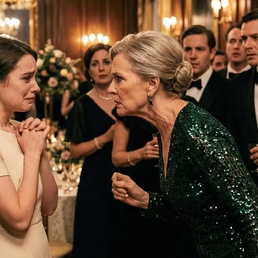 “I believe you’re in the wrong seat,” the bride’s mother said icily, her eyes flicking over my dress. “Family doesn’t sit with the staff.” I froze. All around me were servers in uniform, trays balanced in their hands. I lowered my voice and said, “I am family.” She smiled thinly. “Not the kind that belongs here.” What she didn’t realize was that my husband owned the entire venue—and he was about to walk through the door.