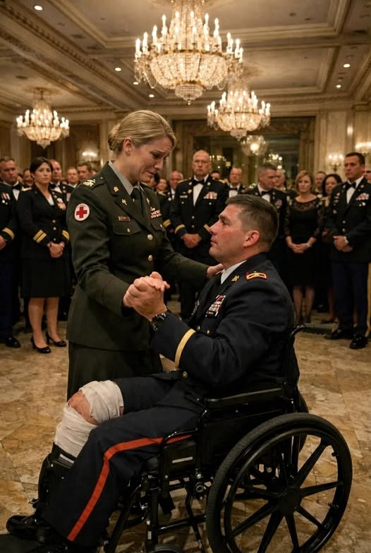 He Mocked Her at a Military Gala — Minutes Later, She Took the Floor With a Wounded Officer, and the Man Everyone Feared Couldn’t Hold Back His Tears