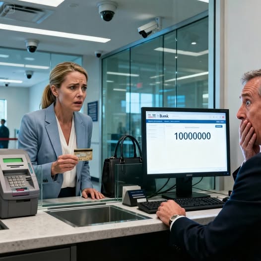 My husband threw me out with just $43 to my name. Digging through my old things, I found my late father’s dusty bank card and went to the bank, hoping for a few forgotten dollars. When the teller looked at the screen, his face drained of color—and my life changed in an instant.